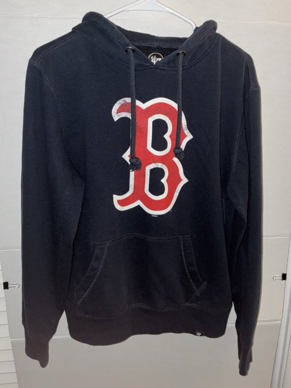'47 Brand Boston Red Sox MLB Pullover Hoodie Blue Adult Size S